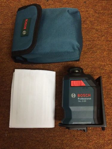 Bosch professional gll 2-20 laser level- free ship ! for sale