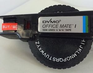 DYMO Office Mate I, Model 1530 Uses 1/4&#034; &amp; 3/8&#034; Tape Works