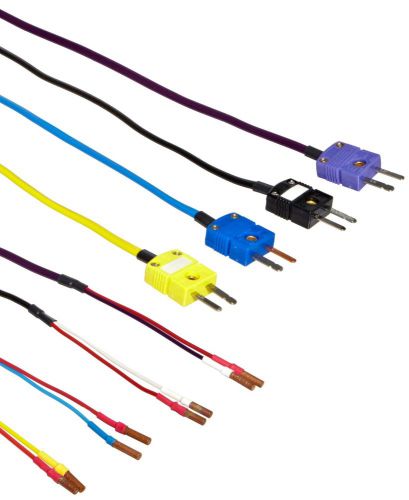 Martel J, K, T, E Thermocouple Wire Kit with Mini Plugs for PTC-8010, MC-1010...