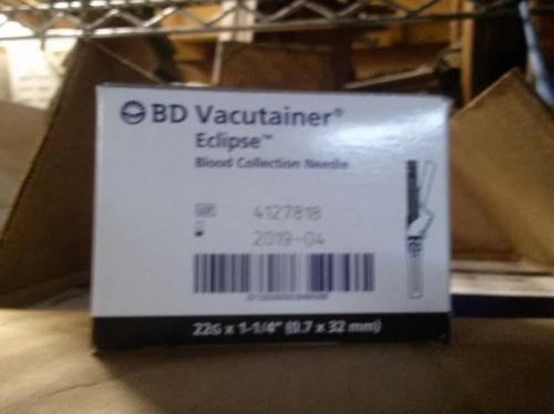 BD Vacutainer 22G Eclipse Blood Collection Needles,  / In-Date 2019