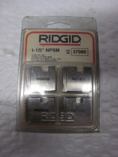 Ridgid # 37980 1-1/2 in. NPSM pipe dies 11-1/2  TPI right hand FREE SHIPPING
