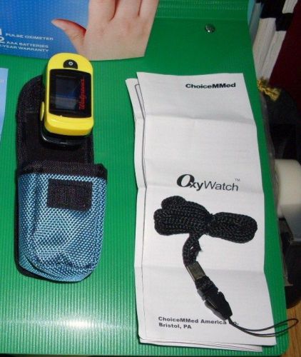 Walgreens Pulse Oximeter~ C20~ Carrying Case &amp; Lanyard Complete In Box