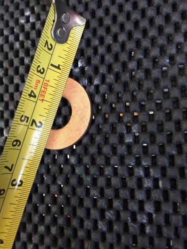 Copper flat washers 1-1/8&#034;OD 9/16&#034; ID 1/8&#034; thick 100 pcs Pc Lot Thick Solid