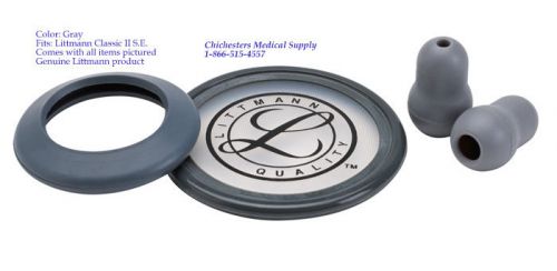 Littmann Eartips Diaphragm Non Chill Ring FITS: CLASSIC II S.E. Color: Gray New!