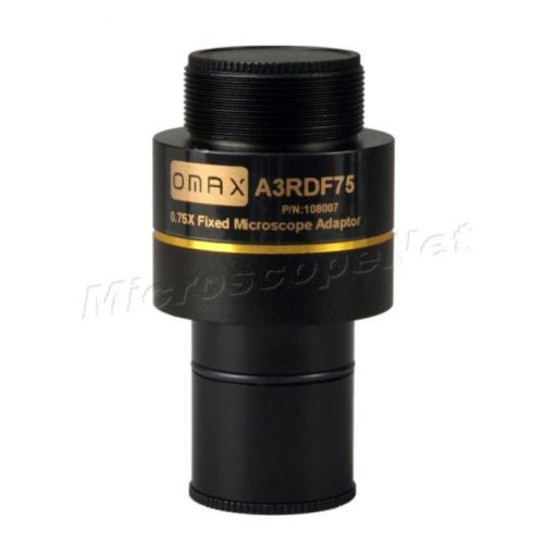 Microscope camera adapter reduction lens 0.75x professional optical glass 23.2mm for sale