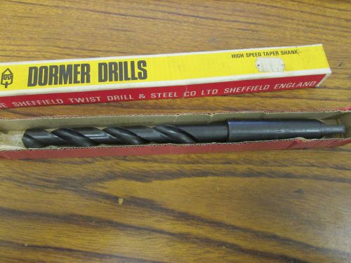 DORMER Sheffield Twist Drill 1/2&#034; HSS Taper Shank Drill