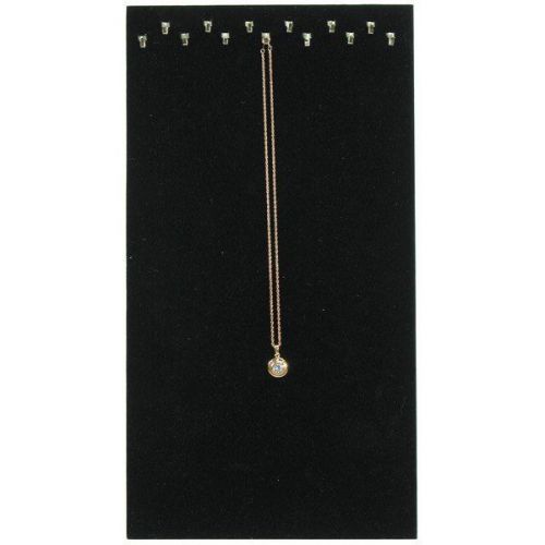 New 13 hook velvet necklace pendant displays easel chain for sale