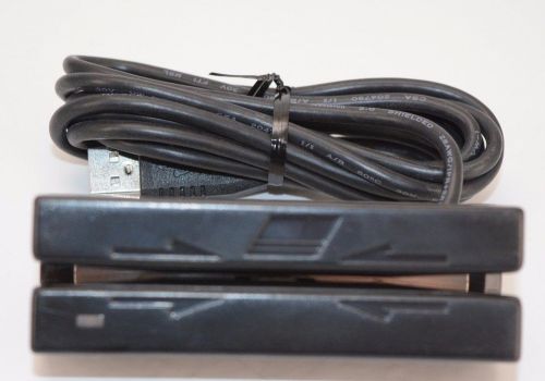 Magtek 21040110 USB 2.0 Magnetic Stripe Reader - Dual Track - USB - Black