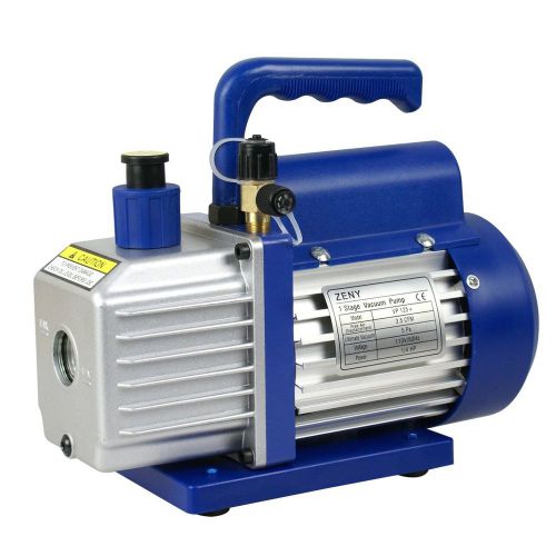 Zeny 35cfm single-stage 5 pa rotary vane economy vacuum pump 3 cfm 1/4hp air ... for sale
