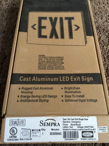 Sempra Die Cast Exit Sign