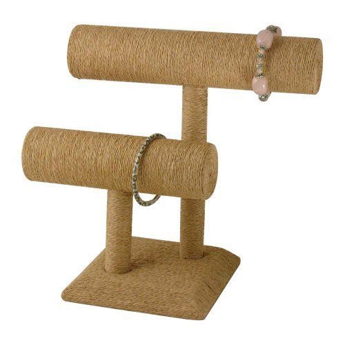 NILECORP Organic Mannequin Jewelry T-bar Display 10 1/2&#034;W x 5 1/2&#034;D x 10 1/2&#034;H
