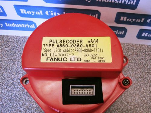 FANUC A860-0360-V501 PULSECODER ALPHAA64 - Used &amp; fully Tested