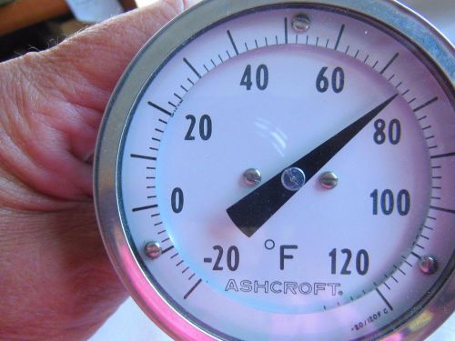 Ashcroft -20-120 farenheit temperature gauge -20/120f c for sale