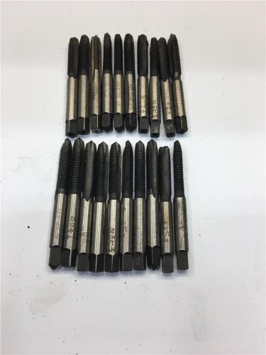 Industrial 20pc HY-PRO BESLY 5/16&#034;-18 Pipe Tap Set Hi Speed Steel Mixed Lot