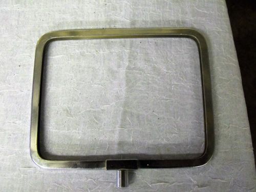 7&#034;x 5-1/2&#034; chrome sign card holder, threaded for 3/8&#034; post. lot of 35 for sale