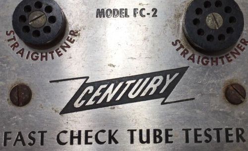 Century Model FC-2 Tube Tester, Used in good working condition