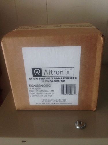 Altronix open frame transformer in enclosure t2428100c for sale
