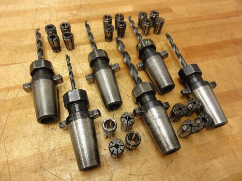 (6) tsd universal kwik-switch 200 collet holders 80236 (30) acura-flex af80236 for sale