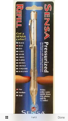 Sensa Pressurized Refill Fine Point Blue(141990629306)