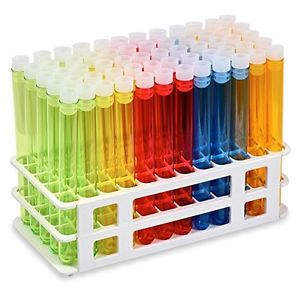 Karter Scientific Kit, With White Plastic Well Rack, 60 each 16x150mm Assorted