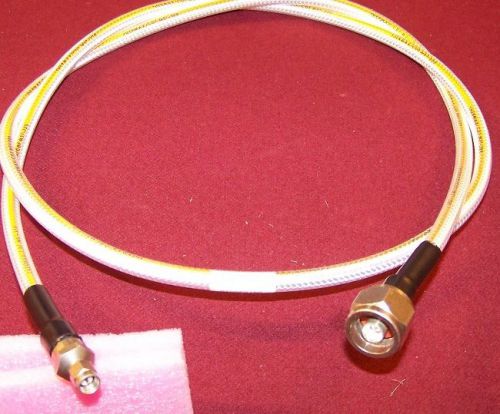Thermax Air-Spaced Teflon dielectric Silver double shielded 55 inch test cable.