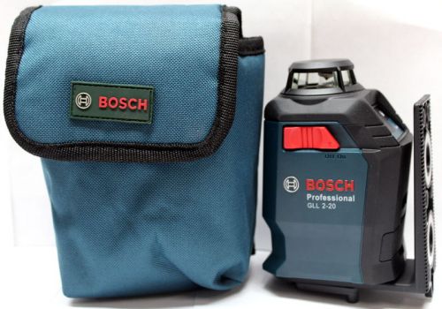 Bosch GLL2-20 Professional Self Leveling 360 Degree Line &amp; Cross Laser