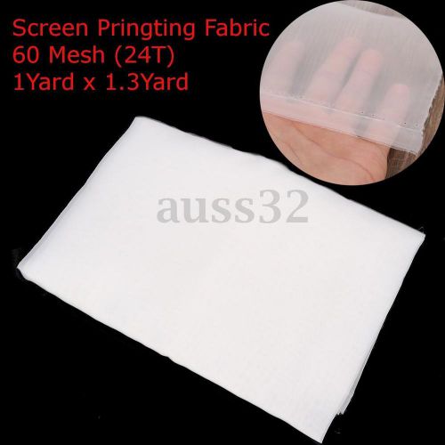 35.4 x 50&#039;&#039; 1 Yard White Polyester Silk 60M 24T Screen Printing Mesh Fabric