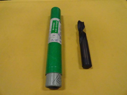 25/32&#034; PRECISION TWIST DRILL Screw Machine HSS R66 4 pcs (for 3/4&#034; bolt holes)