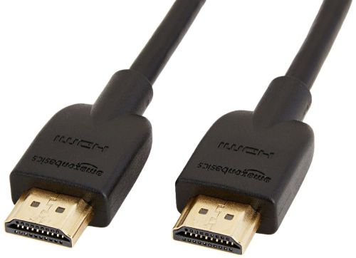 Amazonbasics high-speed hdmi cable - 6 feet (latest standard) single pack new for sale