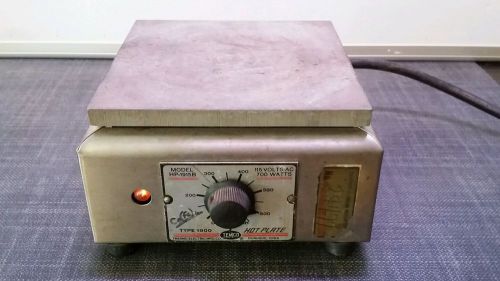 THERMOLYNE TYPE 1900 HOT PLATE MODEL HP1915B 120 VAC 750 WATTS HEAT CONTROL ADJ.