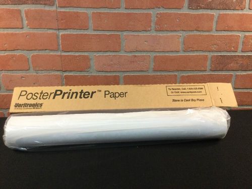 Brady Varitronics Poster Printer Paper Black On White 23&#034; Paper # Y8536 NEW
