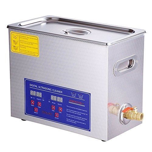 Aw 6l liter stainless steel 380 watt ultrasonic cleaner w/timer heater jewelry for sale