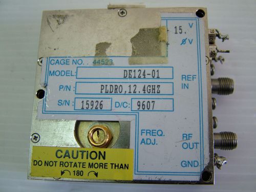 RF Signal Generator Fixed Frequency 12.4GHz 18dBm PLDRO DE124-01 oscillator