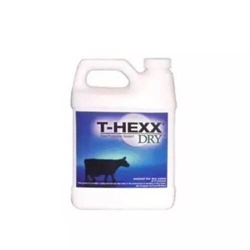 Lot Of 3 T-Hexx Dry Cow Sealant Mastitis Prevention Waterproof Seal Blue 32 oz