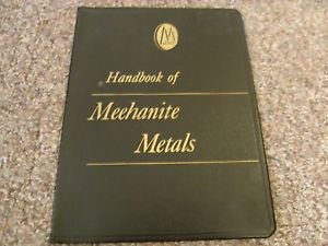 Handbook Of Meehanite Metals Farrel Birmingham Casting Service 1948