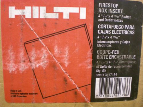 HILTI  Firestop Box Insert (4-11/16 X 4-11/16) (50pcs) (# 3417184)