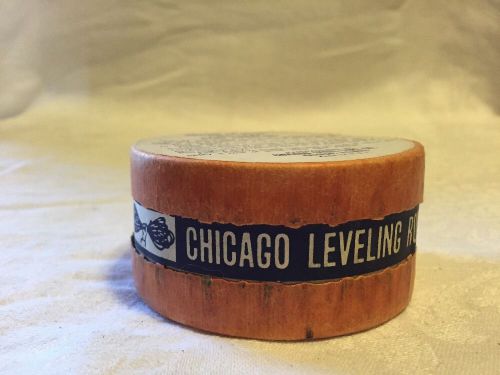 Vintage Chicago Leveling Rod Ribbon  Chicago Steel Tape Company