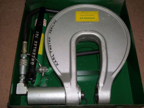 GREENLEE 1731-H-767  C-FRAME HYDRAULIC KNOCKOUT PUNCH DRIVER 1/2 - 1 IN. W/CASE