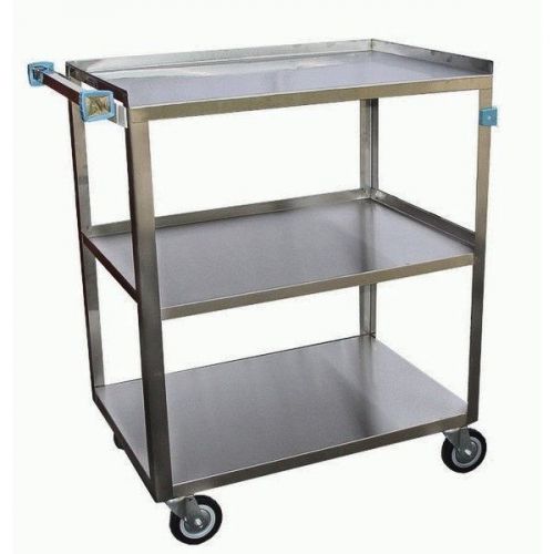 Stainless Steel Utility Bus Cart 18&#034;W x 29&#034;L x 34&#034;H. C-3222-02 NSF