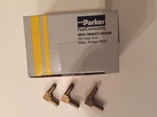 Barb 1/4&#034;  x  1/4&#034; brass barb 90 degree coupling  quanty of 3 for sale