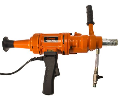 Cayken handheld diamond core drill rig with 2 gear speeds cuts holes up to 6&#034; for sale