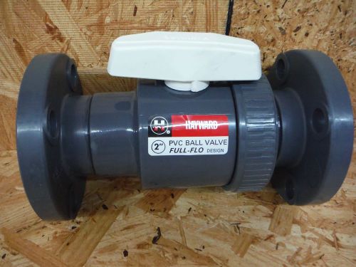 2&#034; hayward pvc full-flow flanged ball valve for sale