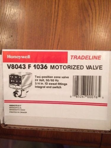 Honeywell Motorized Valve V8043 F 1036