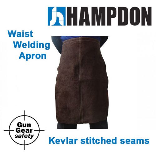 Leather welding apron - half apron - split cowhide- good quality  ap6024 for sale