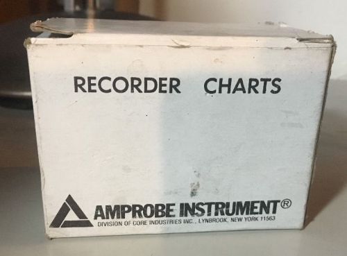 Lot of Amprobe Instrument Recorder Charts (2)830AV600 &amp; (3)800AA