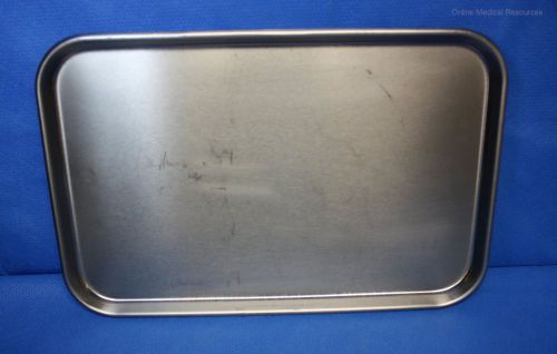 Vollrath Stainless Steel Mayo Instrument Tray 80190 19&#034; x 12.5&#034;