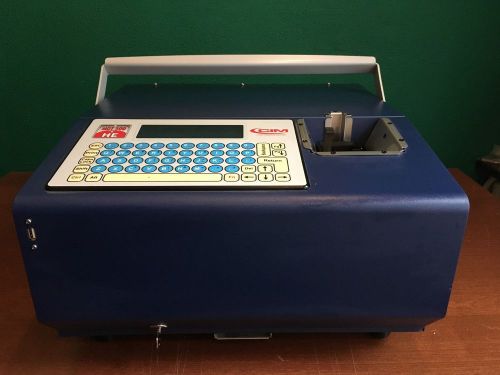 Portable dog tag machine/embosser - cim mdt500 he, 165 tags on total counter for sale