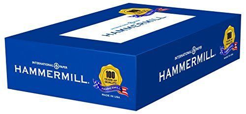 Hammermill paper, laser print paper, 32lb, 11 x 17, ledger, 98 bright, 2000 / 4 for sale