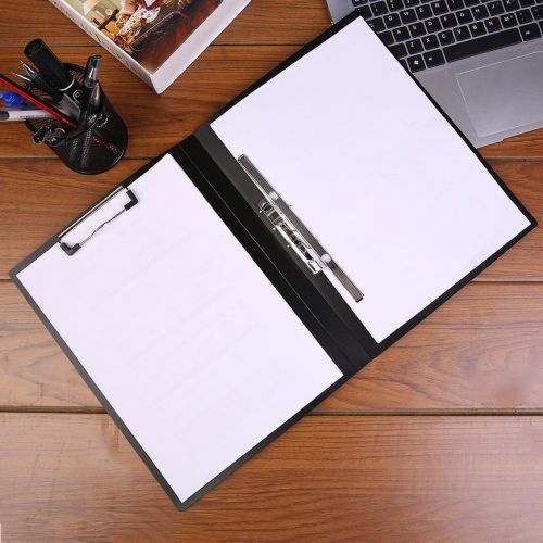 W01004D/B Long Clip &amp; Plate Clip File Clip Folder For Document Office Supplies F