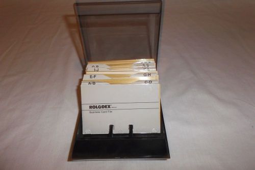 Vintage Rolodex CBC-100 Covered Case File - Includes A-Z Tabs &amp; Blank Cards